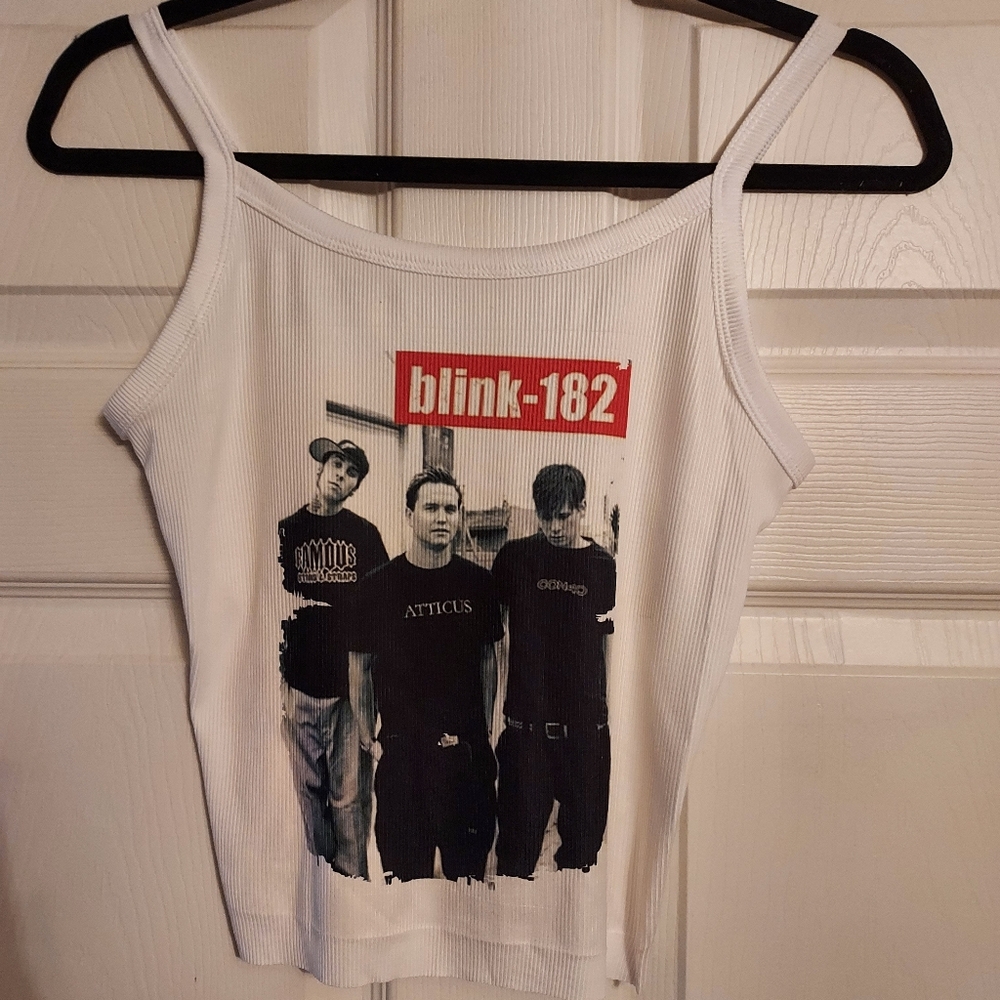Blink 182 crop top vintage tour poster design Blink 182 tank top Blink 182 shirt